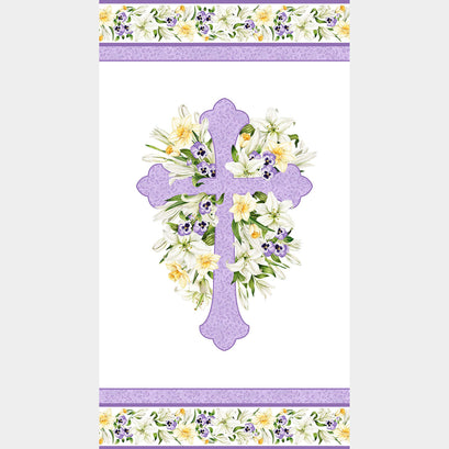 Spring Awakening - Cross White Multi Panel