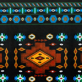 Cuddle® Prints - Tapestry Teal Digitally Printed Minky Yardage