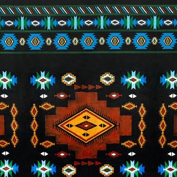 Cuddle® Prints - Tapestry Teal Digitally Printed Minky Yardage Primary Image