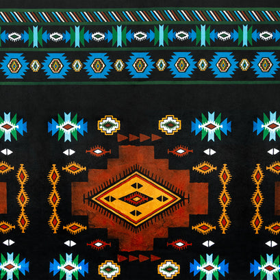 Cuddle® Prints - Tapestry Teal Digitally Printed Minky Yardage