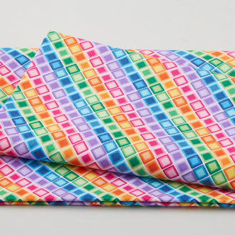 Pocketful of Sunshine - Mini Squares Purple 2 Yard Cut