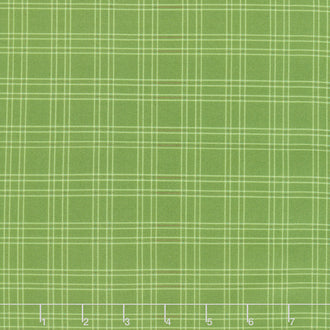 Quilted Christmas Plaid - Green Avocado Yardage