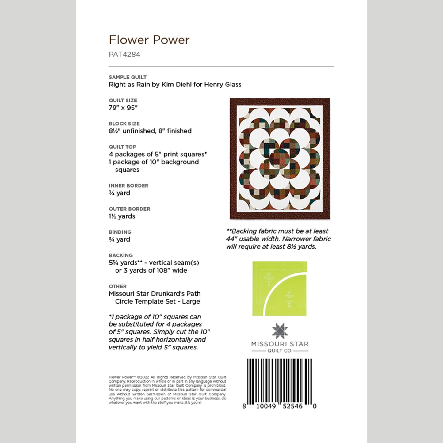 Digital Download - Flower Power Quilt Pattern by Missouri Star Alternative View #1
