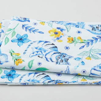 Blue Muse - Garden Cat White 2 Yard Cut