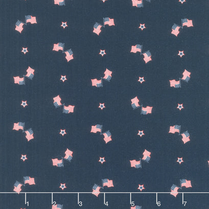American Gatherings II - Old Glory Navy Yardage