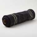 Easy Living Toweling - Check and Stripe Black Flax Yardage Alternative View #1