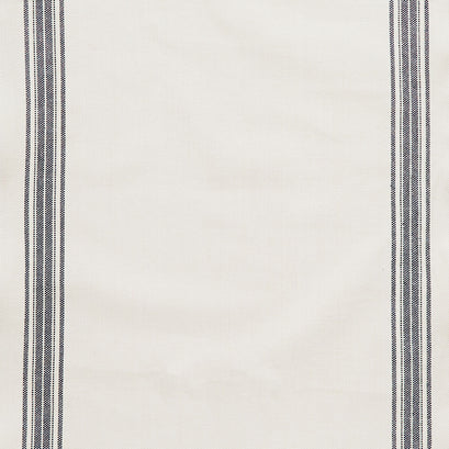 Toweling Basics - Narrow Border Cream Black 16" Toweling Yardage
