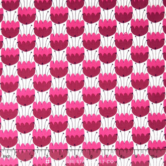 Enchanted - Tulips Plum Yardage