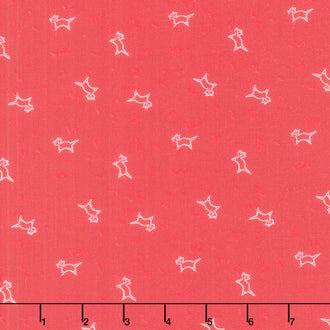 Red Hot - Cool Cats Red Yardage