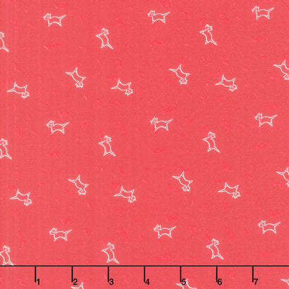 Red Hot - Cool Cats Red Yardage