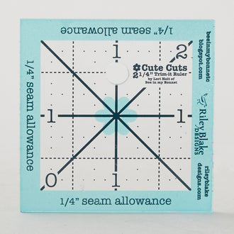 Lori Holt Cute Cuts™ Trim-It™ Ruler - 2 1/4" x 2 1/4"