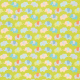 Delivered with Love - Cute Ellies Citrine Yardage Primary Image