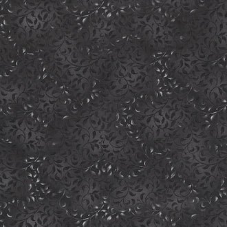 Wilmington Essentials - Jet Set Climbing Vine Black Yardage