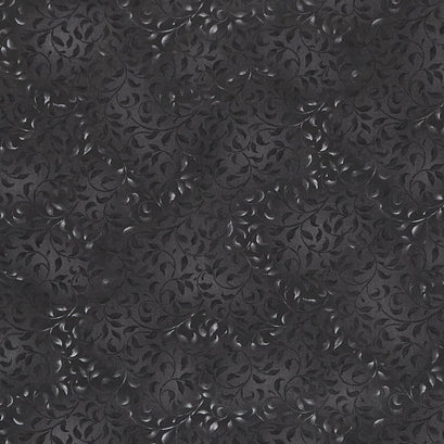 Wilmington Essentials - Jet Set Climbing Vine Black Yardage