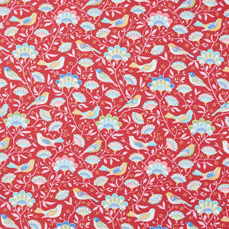 Jubilee - Bird Tree Red Yardage