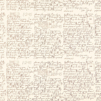Art Journal - Dear Folks Parchment Yardage