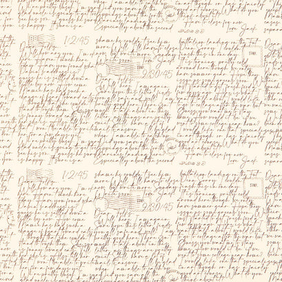 Art Journal - Dear Folks Parchment Yardage
