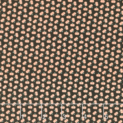 Owl-o-Ween - Pumpkin Patch Midnight Yardage
