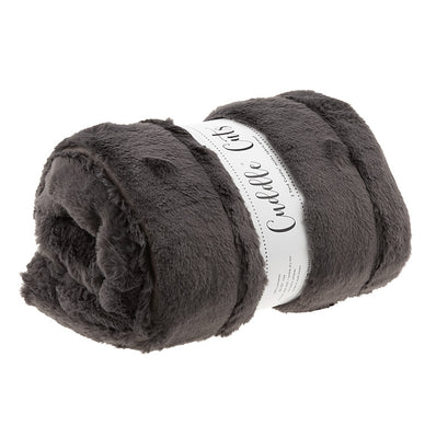 Luxe Cuddle® - Mink Charcoal 2 Yard Cut