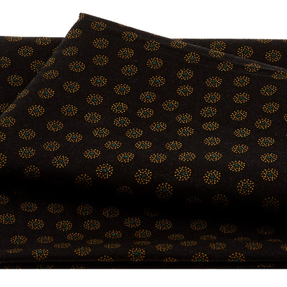 Ebony & Onyx - Clustered Dots Black 2 Yard Cut