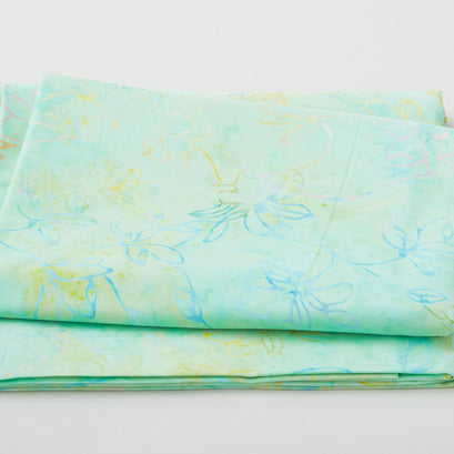Adore Baliscapes Batiks - Lotus Mint 2 Yard Cut