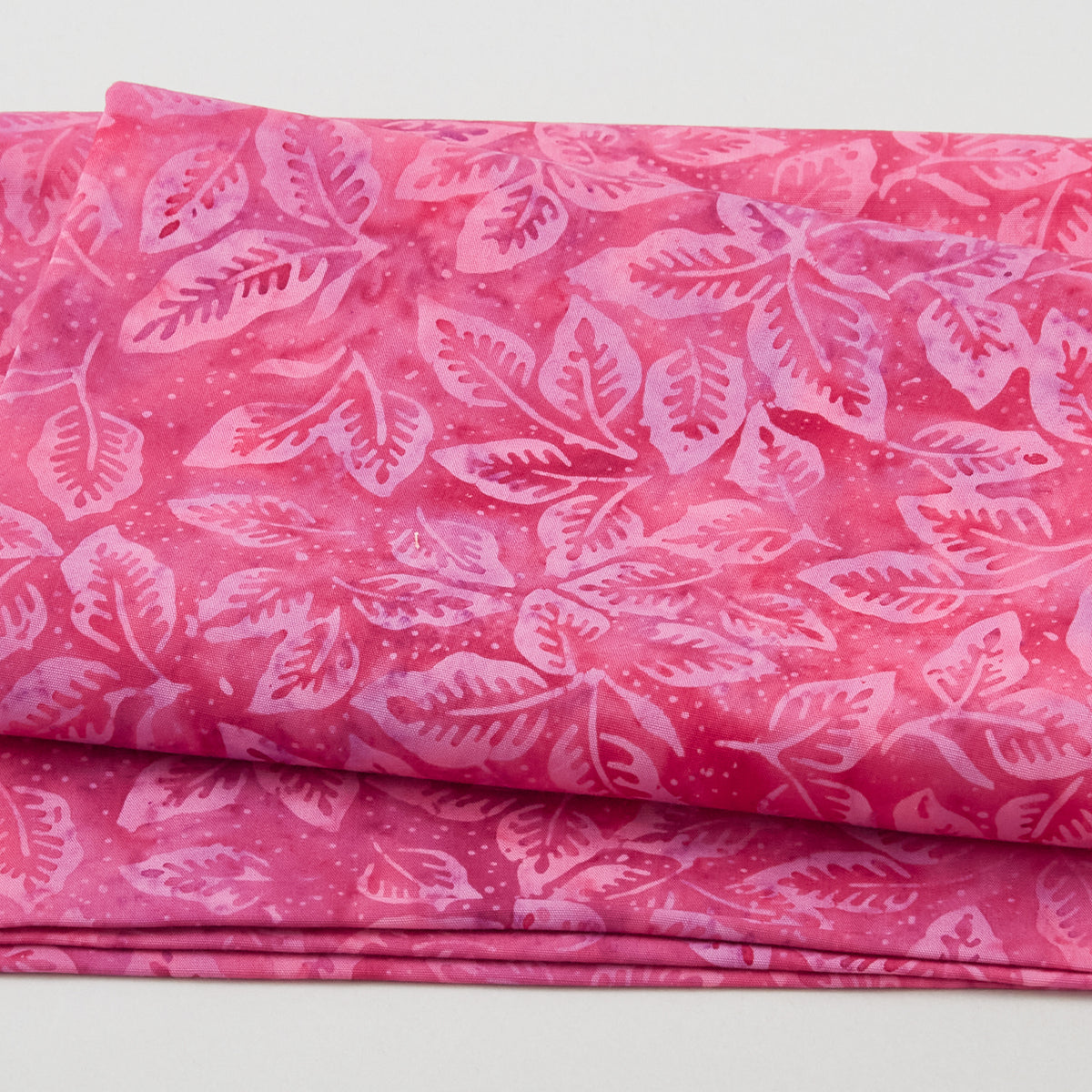 Wildflower Batiks - Leaves-Pink Daiquiri 2 Yard Cut Primary Image