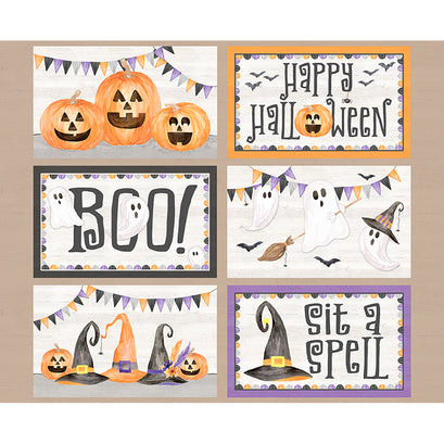 Monthly Placemat Panels - October Halloween Multi Placemat Panel