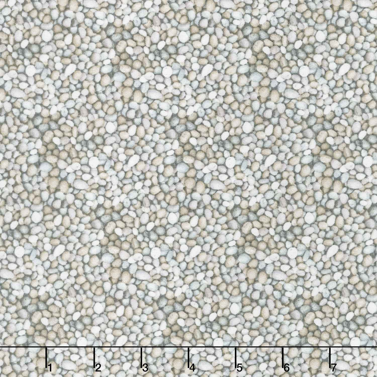 Naturescapes - Pebbles Mid Gray Yardage Primary Image