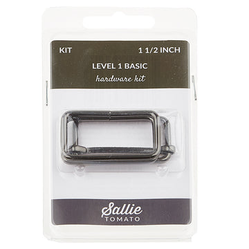 Sallie Tomato Level 1 Basic Hardware Kit - 1-1/2" Gunmetal Alternative View #1