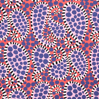 Kaffe Fassett Collective - August 2023 Paisley Dot Black & White Yardage