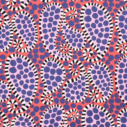 Kaffe Fassett Collective - August 2023 Paisley Dot Black & White Yardage