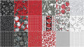 Holiday Flourish Scarlet Metallic Fat Quarter Bundle Alternative View #5