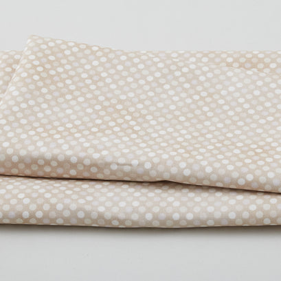 Avo Great Day - Avocado Dots Beige 2 Yard Cut