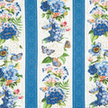 Something Blue - Border Stripe Cream Multi Yardage Primary Image