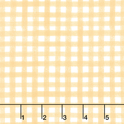 Flora No. 6 - Gingham Yellow Yardage