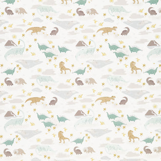 Roar - Dinosaur Cream Yardage