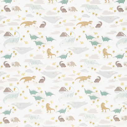 Roar - Dinosaur Cream Yardage