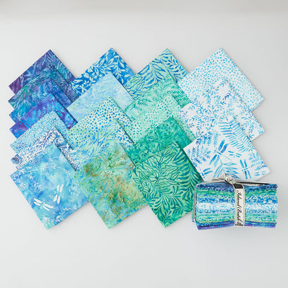 Morning Glory Batiks Fat Quarter Bundle