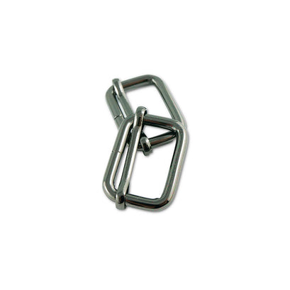 Emmaline 1" Wire Formed Strap Sliders - Set of Two Gunmetal