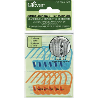 Clover Jumbo Locking Stitch Markers