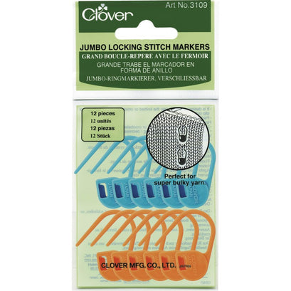 Clover Jumbo Locking Stitch Markers