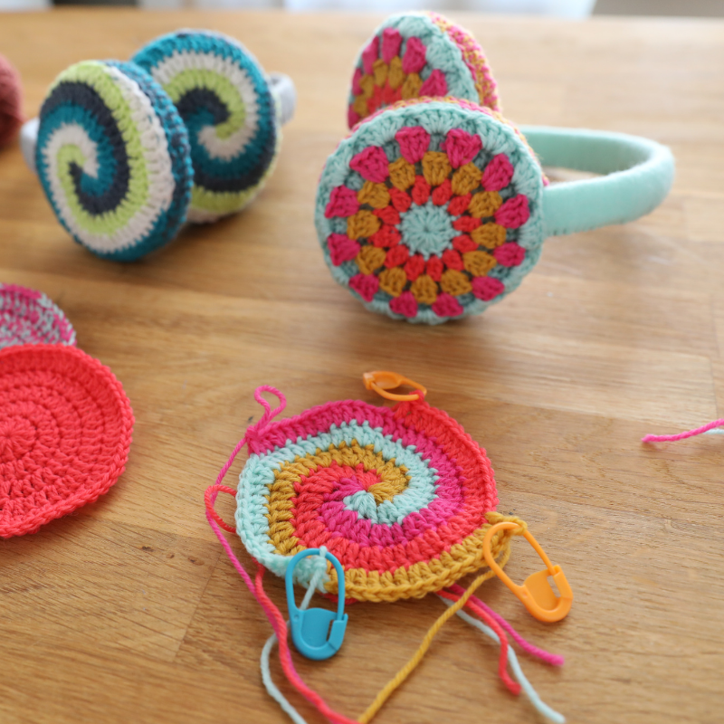 Ear Candy Earmuffs Printed Crochet Pattern Alternative View #2