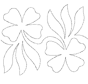 Fancy Clover Free Machine Quilting Pattern-Missouri Star Quilt Company
