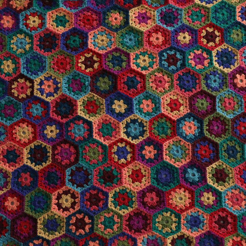 Farmhouse Blanket Printed Crochet Pattern Alternative View #1