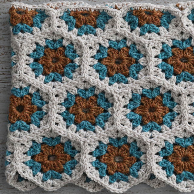 Flower Garden Cowl Printed Crochet Pattern Primary Image