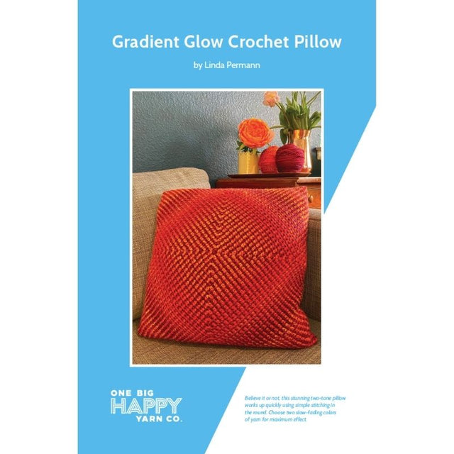 Gradient Glow Pillow Printed Crochet Pattern Primary Image