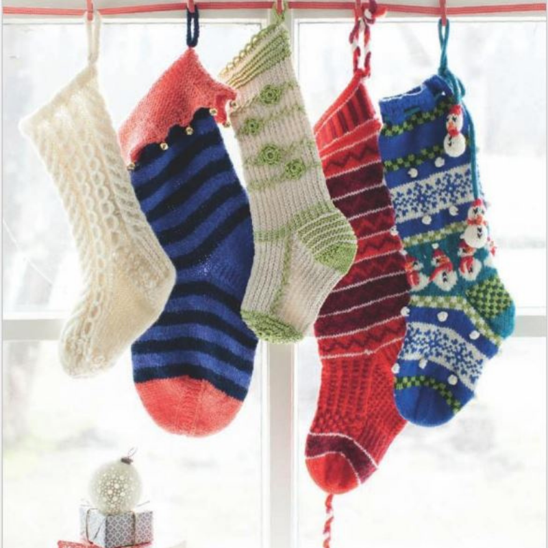 Knit Christmas Stockings Alternative View #1