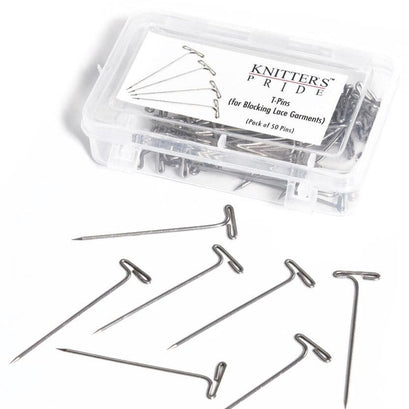 Knitter's Pride Steel T-Pins (50 Pc)