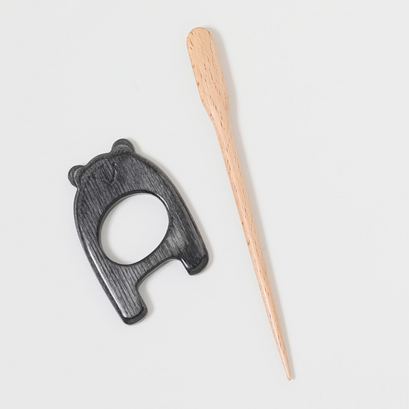 Knitter's Pride Shawl Pin Flora Lazy Bear