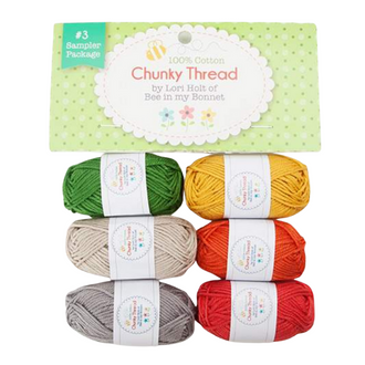 Lori Holt Chunky Crochet Thread - Samplers